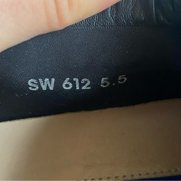 Stuart Weitzman SW-612 Suede Slip-On Sneakers Black Size 5.5 - Picture 9 of 11